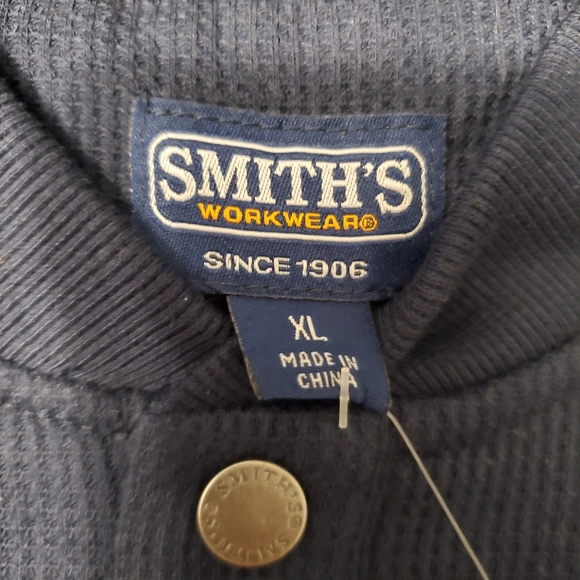 Smith's Workwear Bonded Sherpa Thermal Henley - Picture 4 of 9